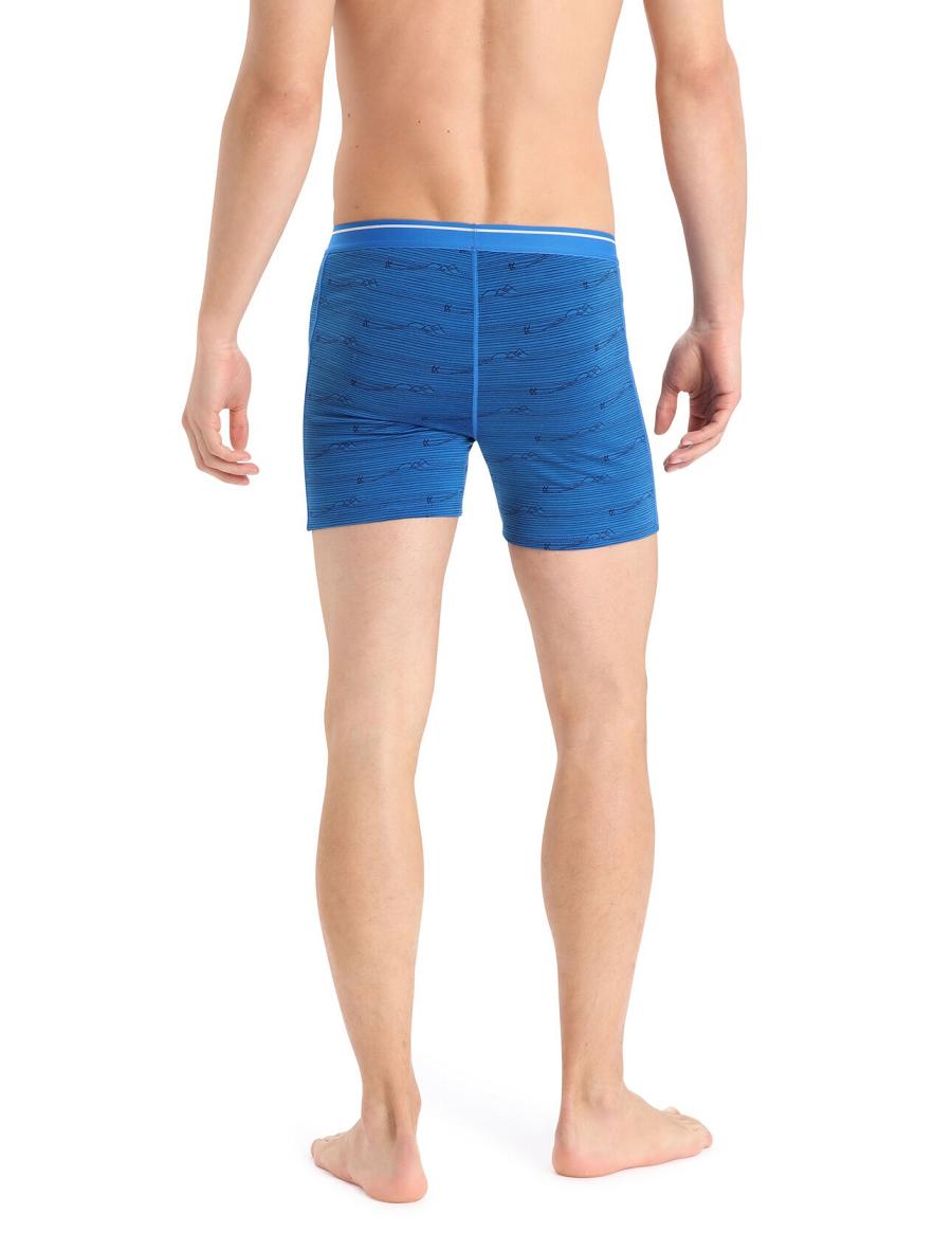 Icebreaker Merino Anatomica Boxers Miesten Alusvaatteet Laivastonsininen | FI 1310YXFU